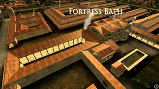 Animation of ancient Roman Fort in Caerleon Wales [upl. by Nesahc852]