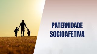 Paternidade socioafetiva [upl. by Ahseetal]