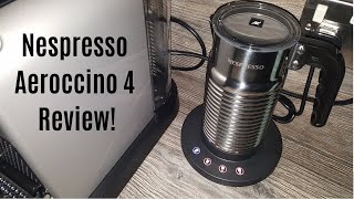 Nespresso Aeroccino 4 Milk Frother Review  Worth upgrading from the Aeroccino 3 [upl. by Eerac]