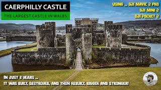 Caerphilly Castle  The Largest in Wales 2nd in Britain [upl. by Yesnnyl]