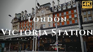 London Victoria Station Walk Through England 4K [upl. by Serge921]