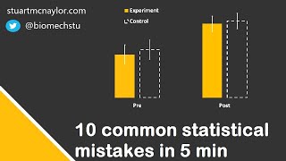 Ten Statistical Mistakes in 5 Min [upl. by Leake]