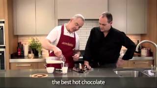 How to make a hot chocolate using an aerolatte milk frother [upl. by Severen]