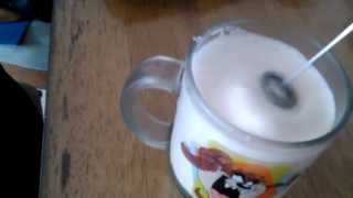 Aerolatte Review Frothing Cold Milk In Under 1 Minute [upl. by Secnarfyram30]